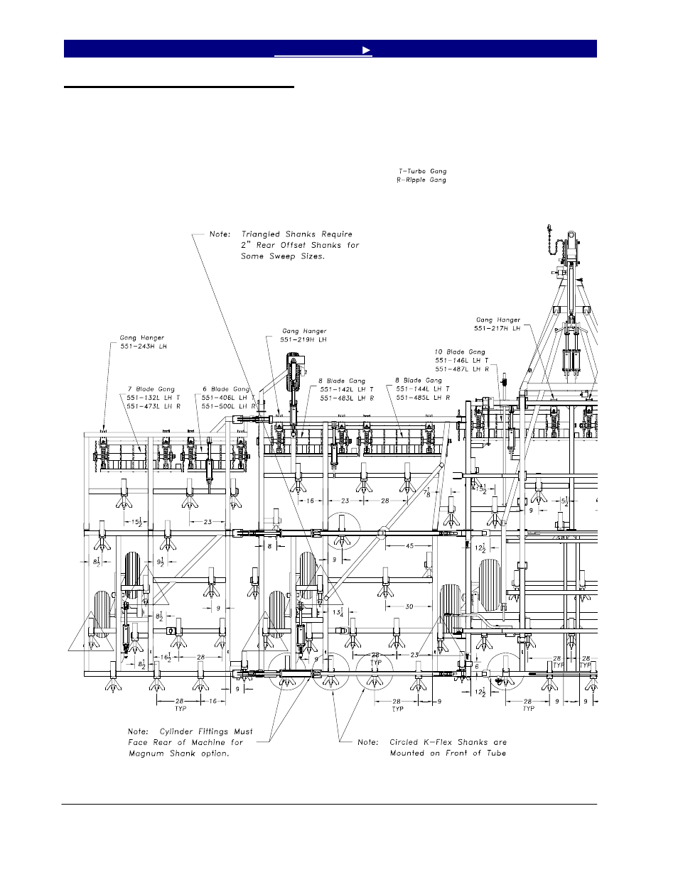 7552c machine layout, coulter | Great Plains 7552 Series VII Operator Manual User Manual | Page 100 / 109