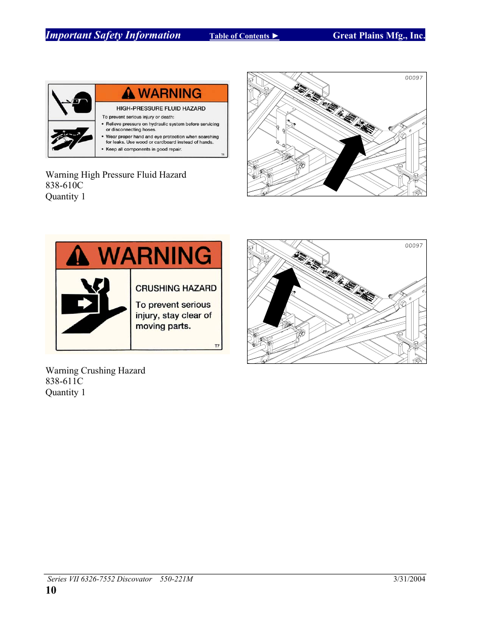 Great Plains 7552 Series VII Operator Manual User Manual | Page 14 / 109