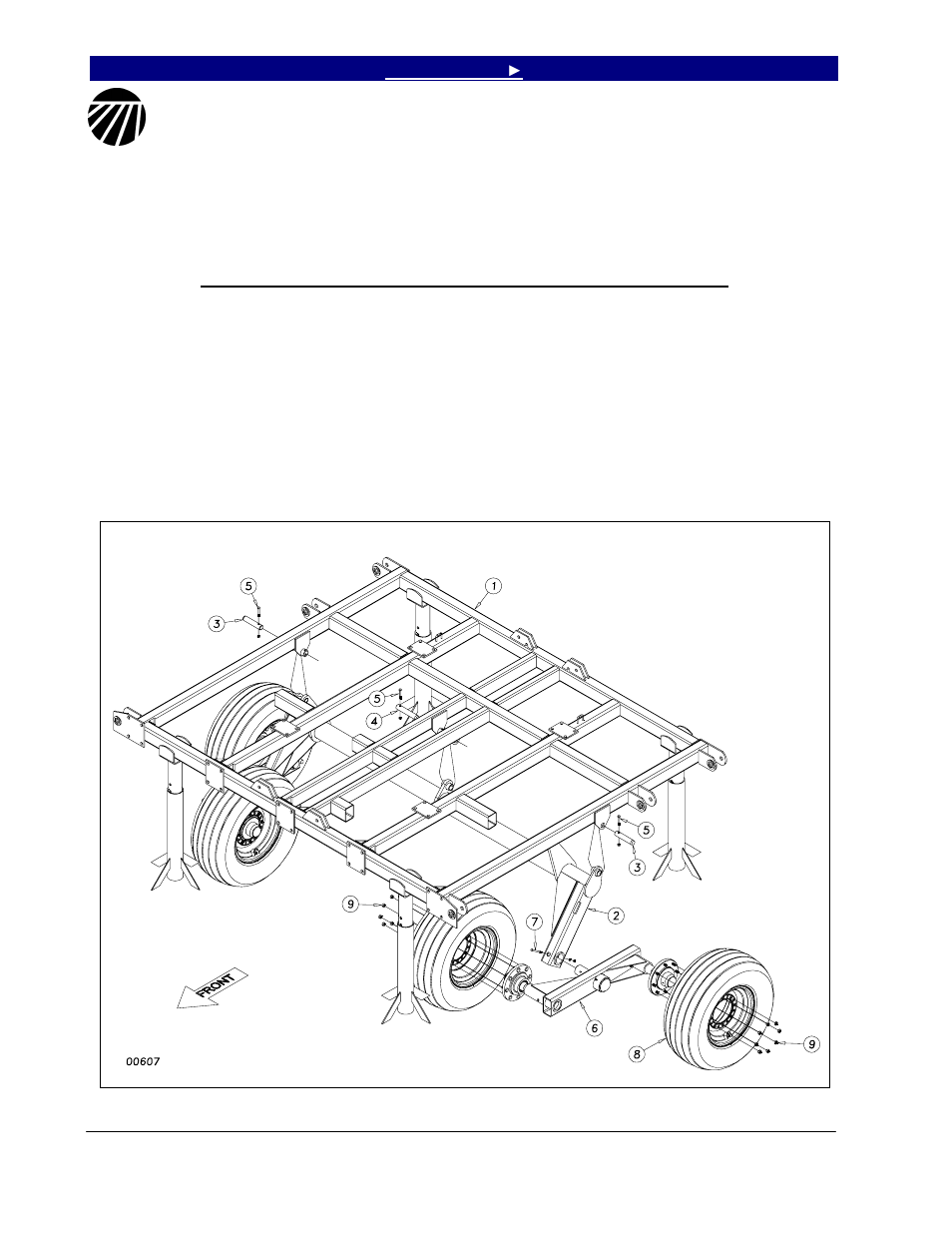 Section 1: assembly, Center frame, torque tube & walking beam assembly, Section 1 assembly | Assembly | Great Plains 7552 Series VII Operator Manual User Manual | Page 18 / 109