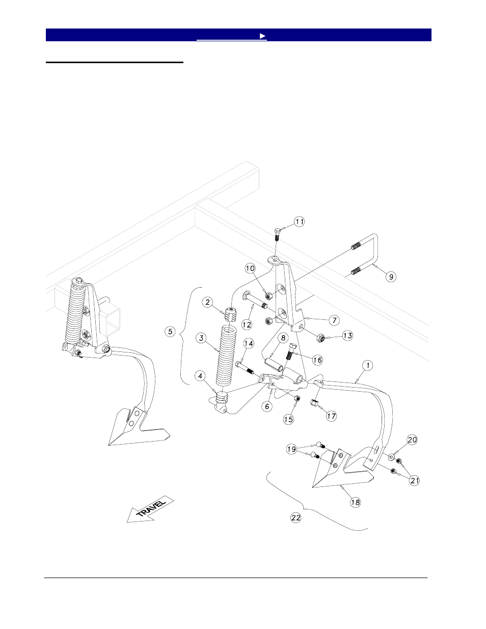 Magnum shank assembly, Section 3 replacement parts | Great Plains 7552 Series VII Operator Manual User Manual | Page 40 / 109