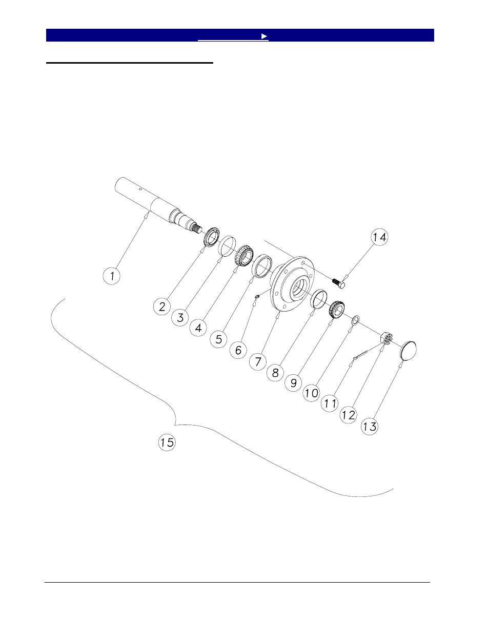 Bolt hub & spindle assembly | Great Plains 7552 Series VII Operator Manual User Manual | Page 68 / 109