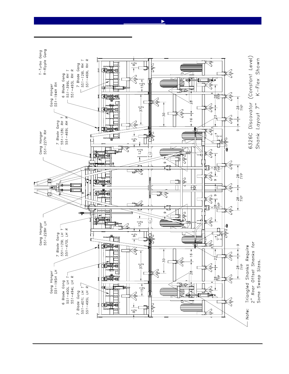 6326c machine layout, coulter | Great Plains 7552 Series VII Operator Manual User Manual | Page 75 / 109