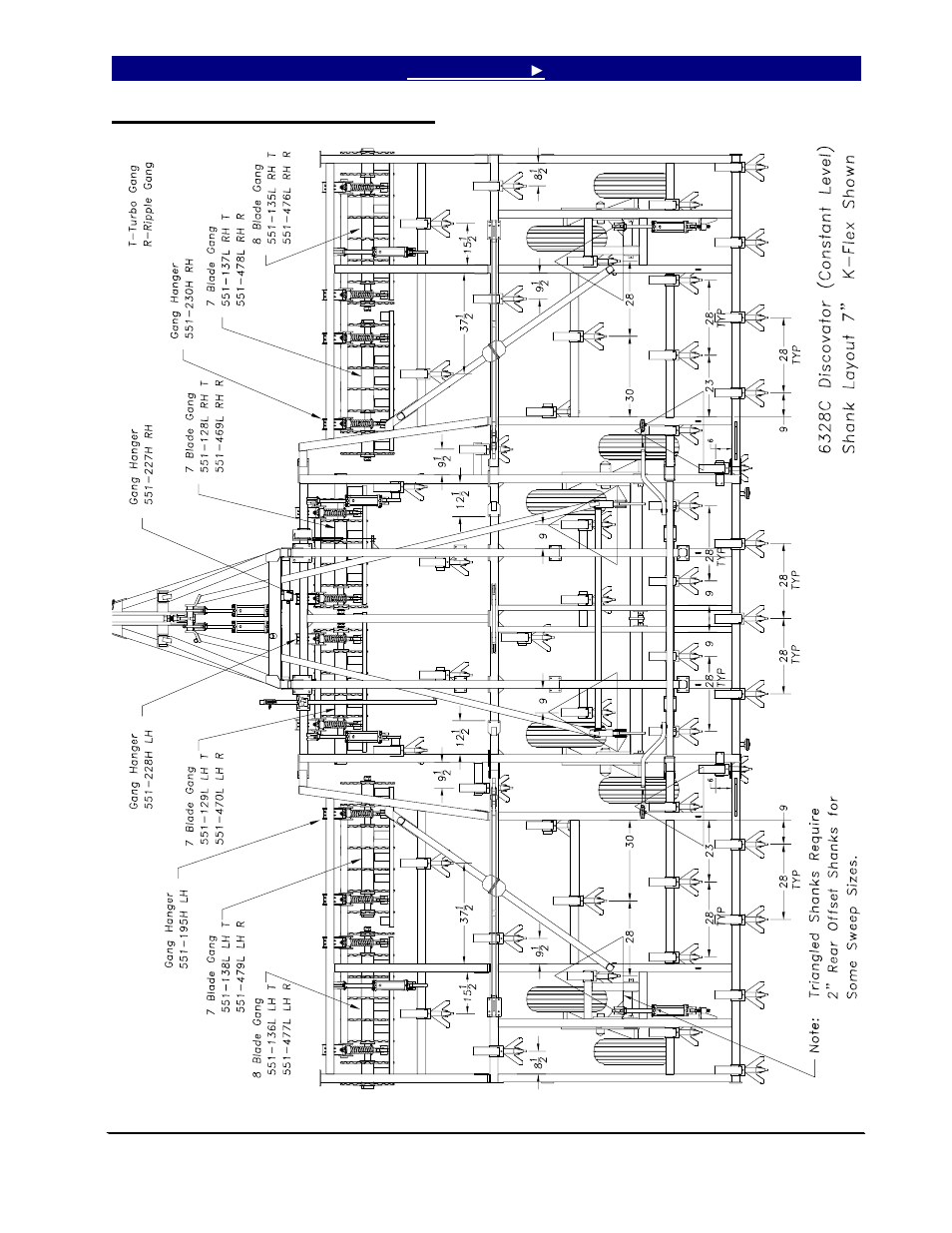 6328c machine layout, coulter | Great Plains 7552 Series VII Operator Manual User Manual | Page 77 / 109