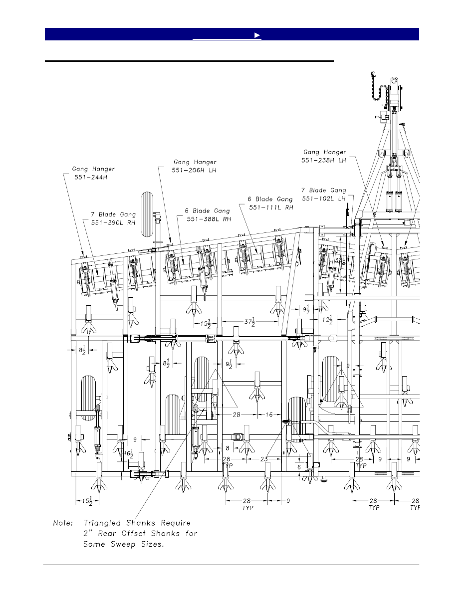 6536d machine layout, single fold, disc | Great Plains 7552 Series VII Operator Manual User Manual | Page 78 / 109