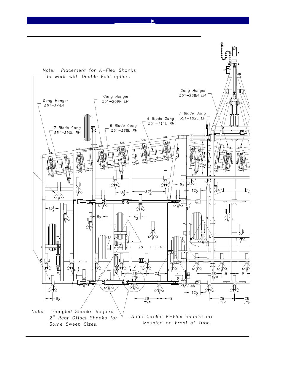 6536d machine layout, double fold, disc, Double fold (s/n 1329dd+) | Great Plains 7552 Series VII Operator Manual User Manual | Page 80 / 109