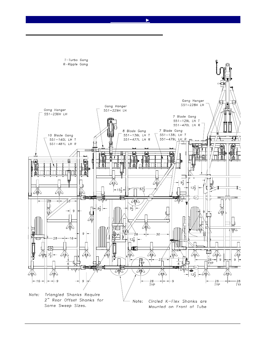 6542c machine layout, coulter, 6542c machine layout, coulter (s/n 1329dd+) | Great Plains 7552 Series VII Operator Manual User Manual | Page 88 / 109