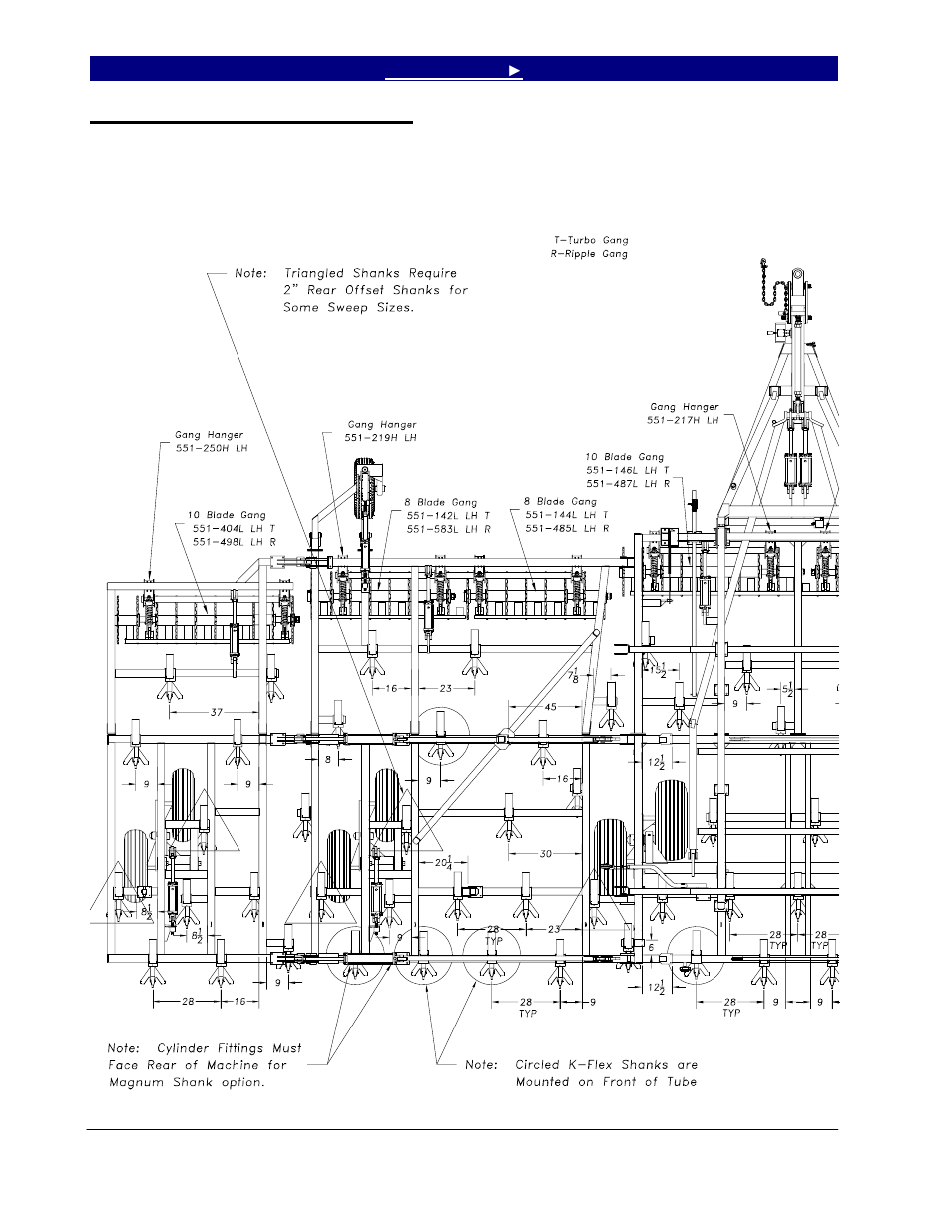 7548c machine layout, coulter | Great Plains 7552 Series VII Operator Manual User Manual | Page 96 / 109