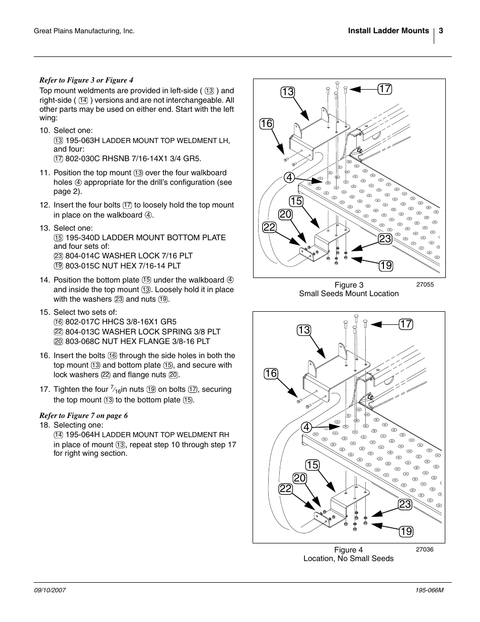 Great Plains Min-Till Ladder Kit Assembly Instructions User Manual | Page 3 / 8