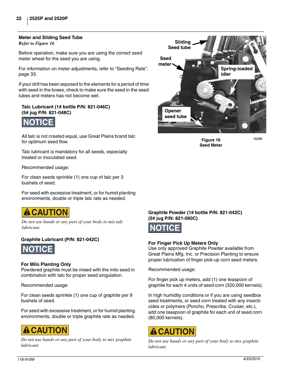 Great Plains 2525P Operator Manual User Manual | Page 24 / 159