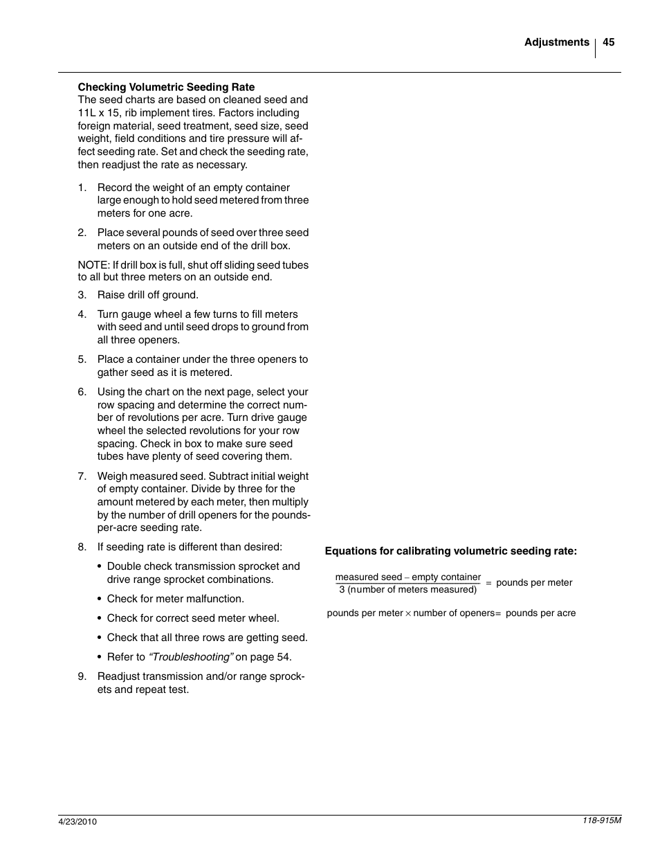 Great Plains 2525P Operator Manual User Manual | Page 47 / 159