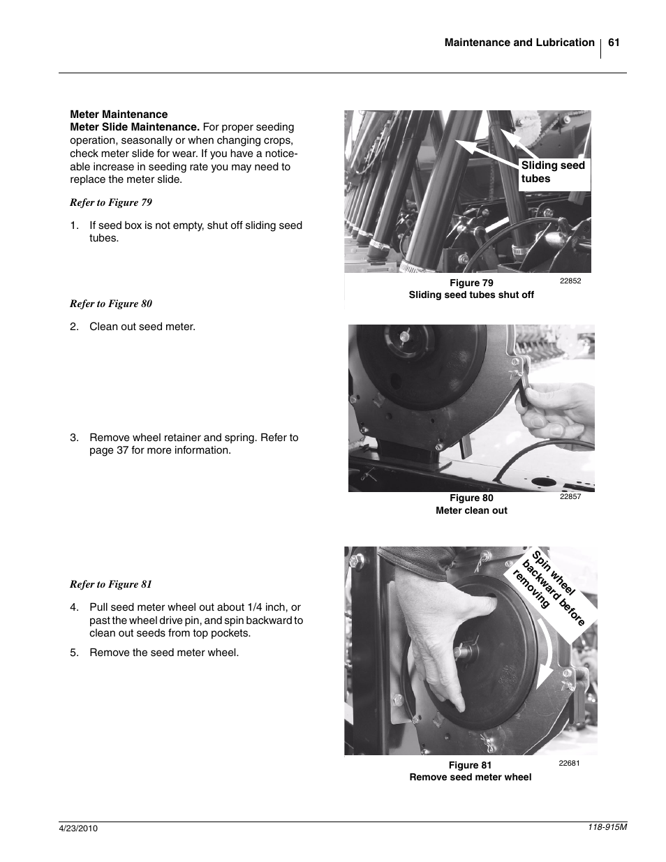 Great Plains 2525P Operator Manual User Manual | Page 63 / 159