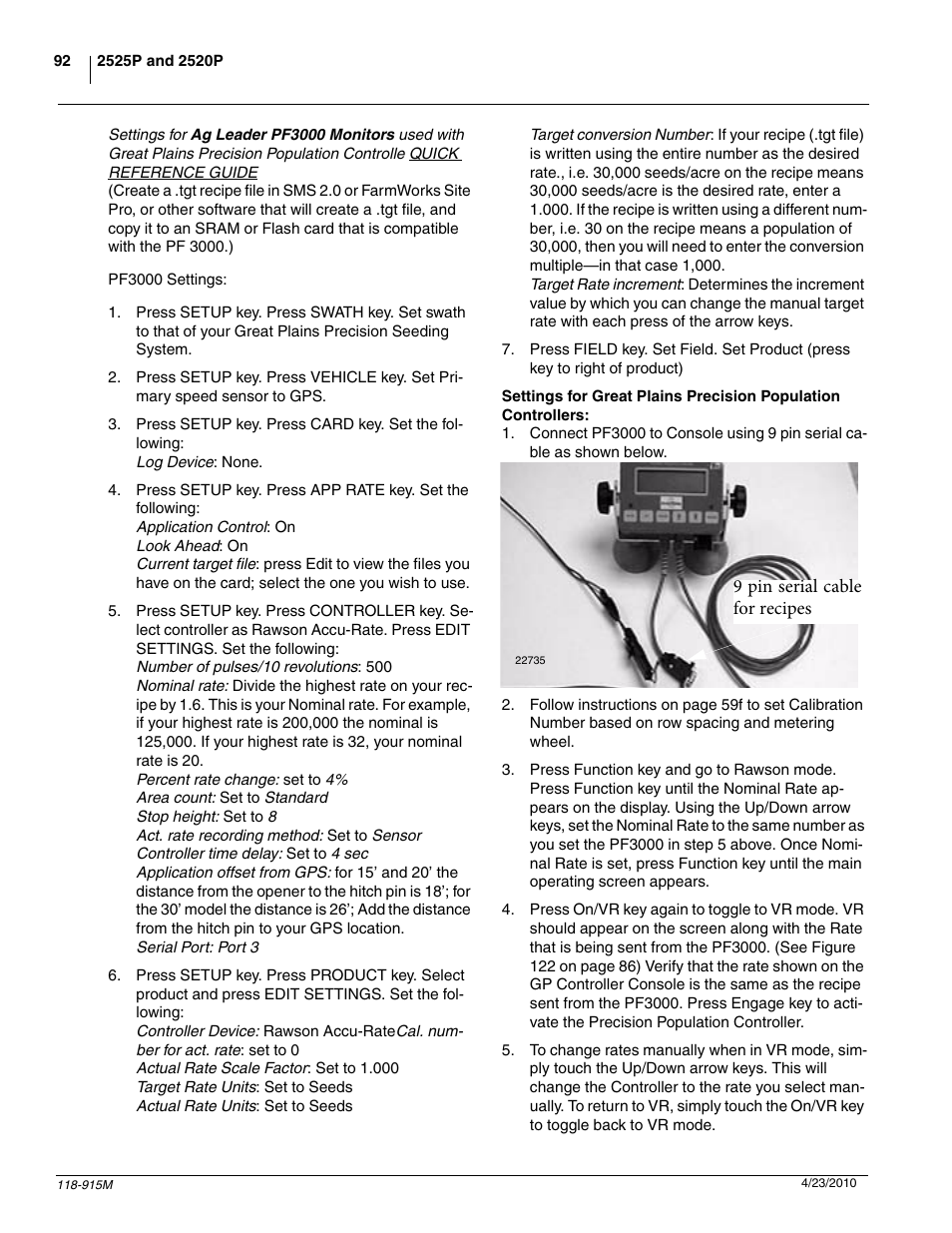 Great Plains 2525P Operator Manual User Manual | Page 94 / 159