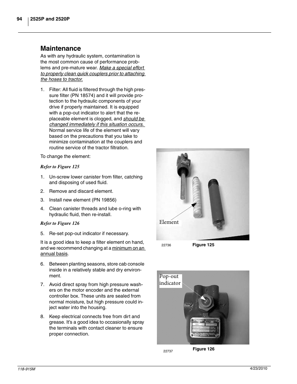 Maintenance | Great Plains 2525P Operator Manual User Manual | Page 96 / 159