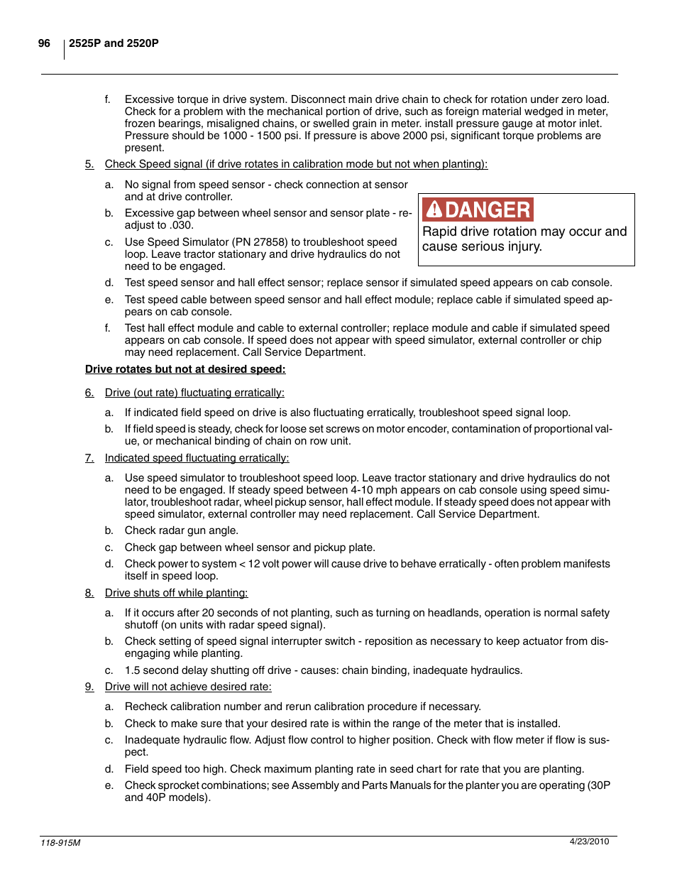Great Plains 2525P Operator Manual User Manual | Page 98 / 159