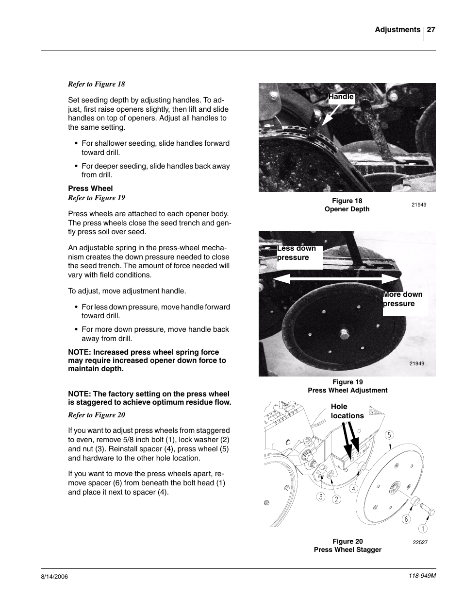 Press wheel | Great Plains 1525P Operator Manual User Manual | Page 29 / 147