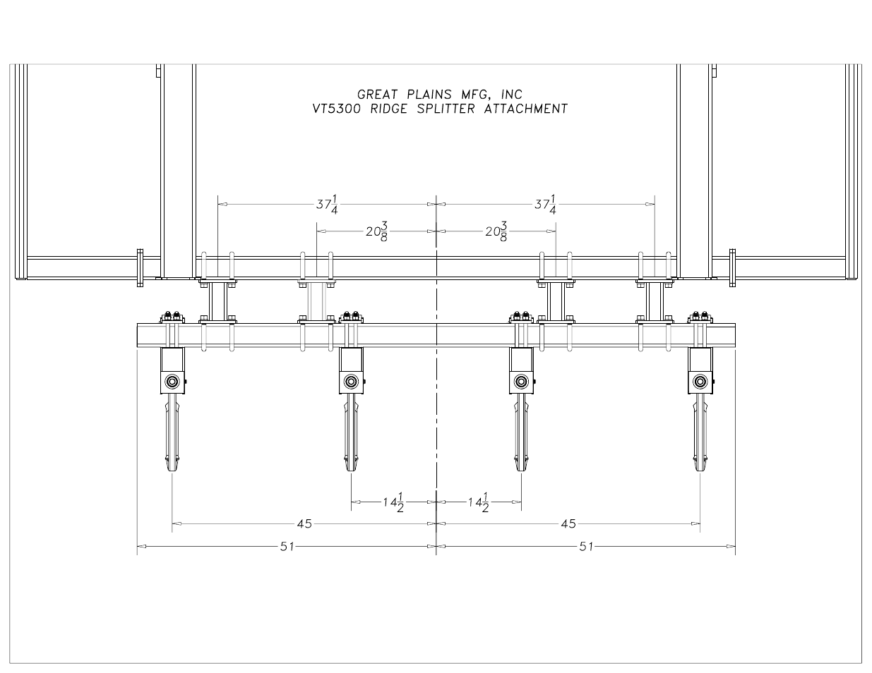 Great Plains VT5300 Ridge Splitter Assembly Instructions User Manual | Page 2 / 4