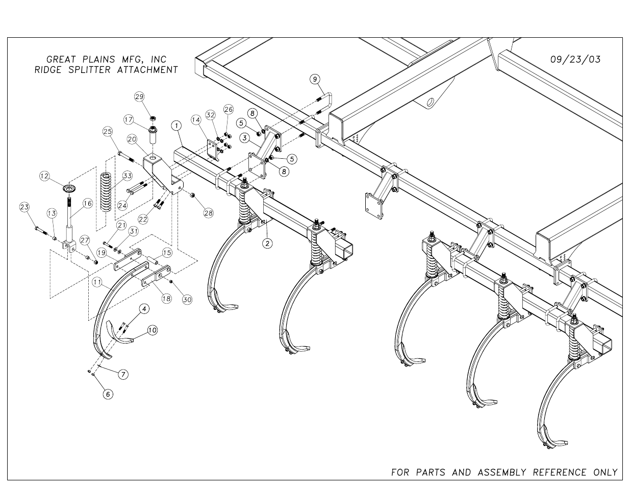Great Plains VT5300 Ridge Splitter Assembly Instructions User Manual | Page 3 / 4
