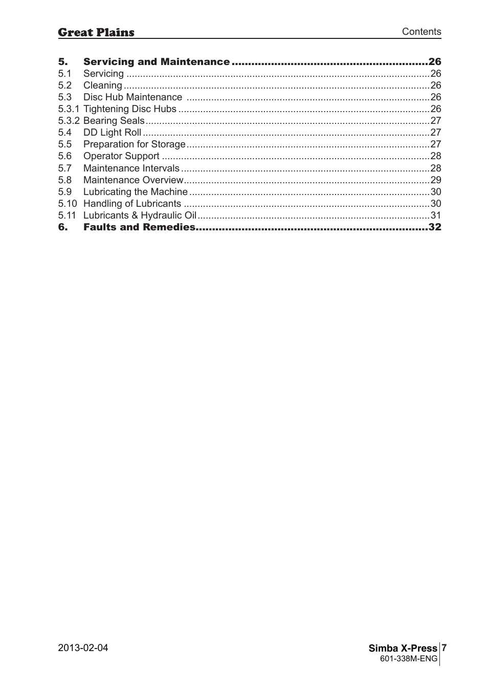 Great Plains Simba X-Press Operator Manual User Manual | Page 7 / 34