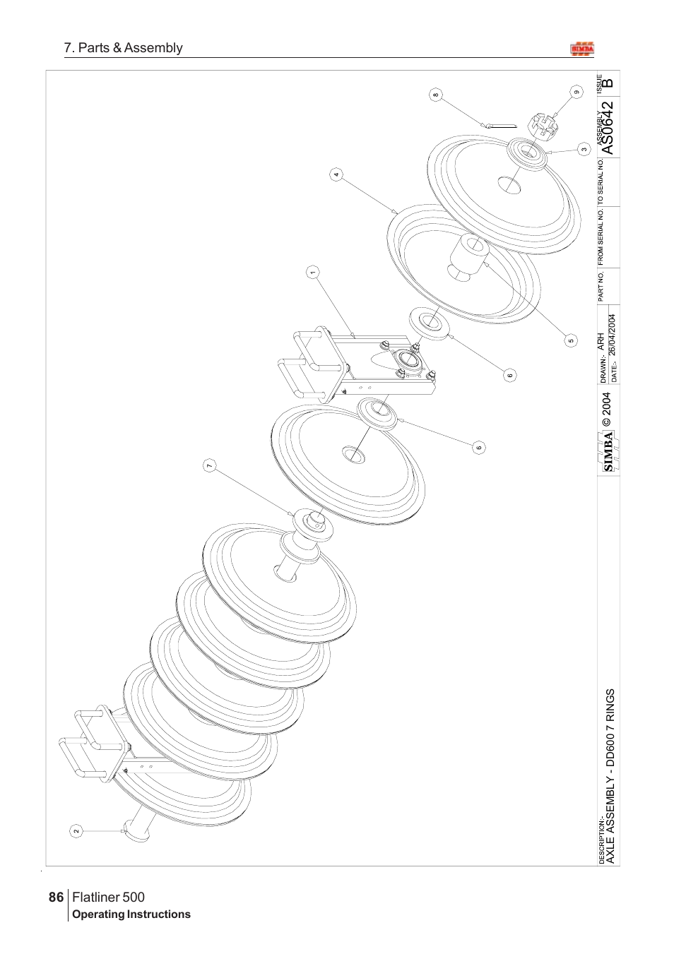 Ba s 0 642 | Great Plains Flatliner 500 2005 Assembly Instructions User Manual | Page 54 / 88
