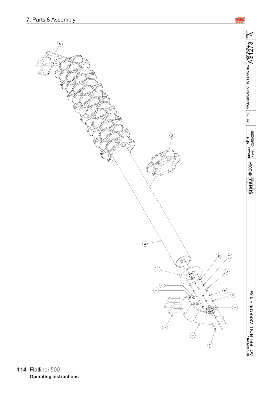 As 1 273 | Great Plains Flatliner 500 2005 Assembly Instructions User Manual | Page 82 / 88