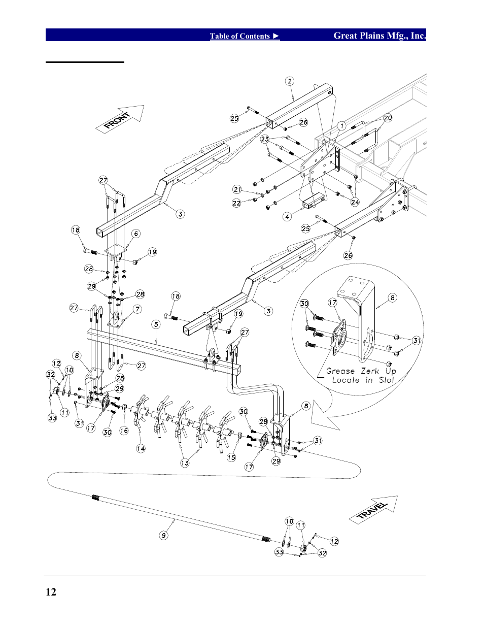 Rolling harrow | Great Plains VT7300 Operator Manual User Manual | Page 14 / 40