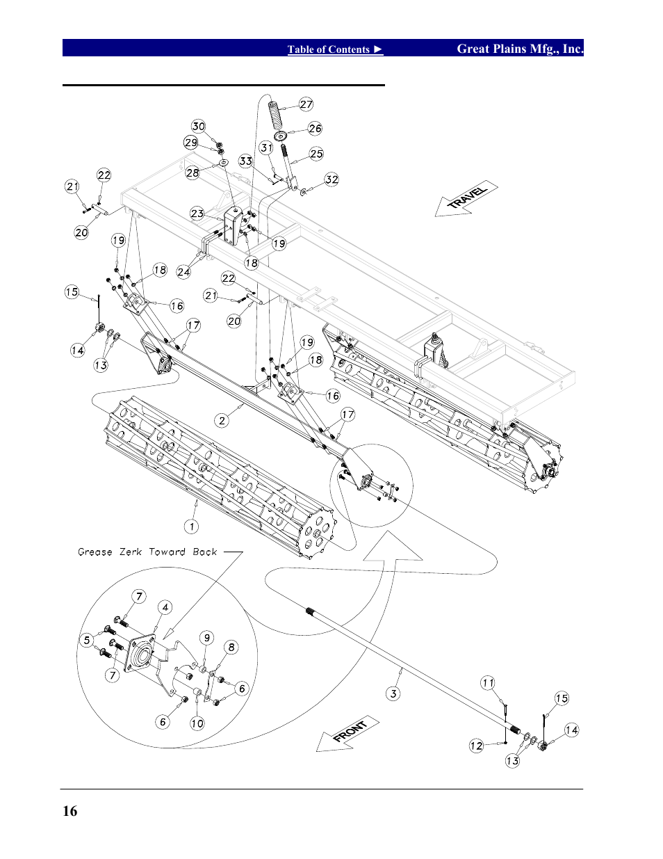 Seedbed conditioner baskets, Seedbed conditioner baskets (s/n 1079mm-) | Great Plains VT7300 Operator Manual User Manual | Page 18 / 40