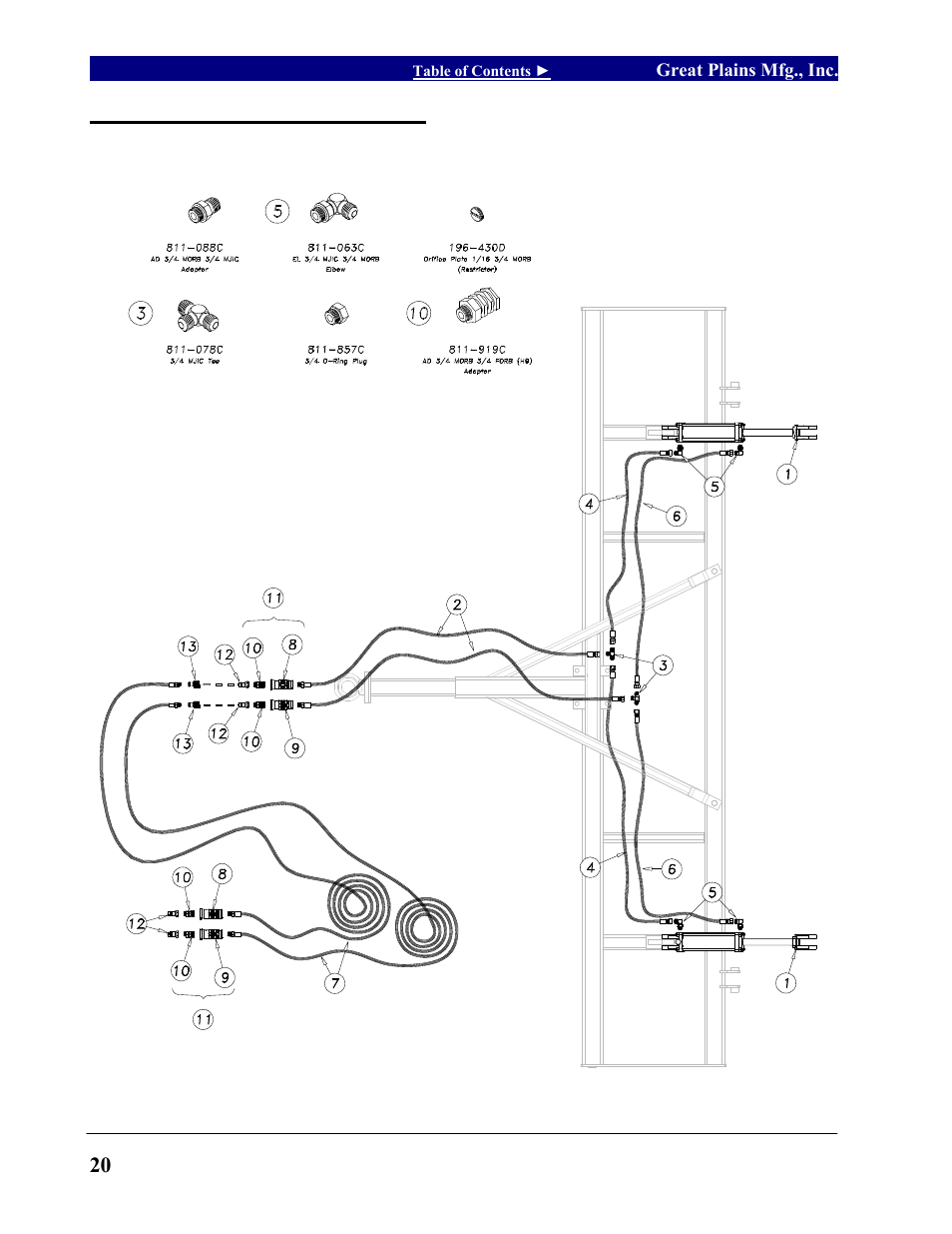 Seedbed conditioner transport, Seedbed conditioner hydraulics | Great Plains VT7300 Operator Manual User Manual | Page 22 / 40