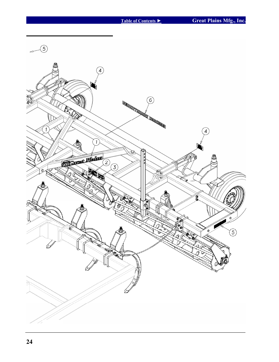 Seedbed conditioner decals | Great Plains VT7300 Operator Manual User Manual | Page 26 / 40