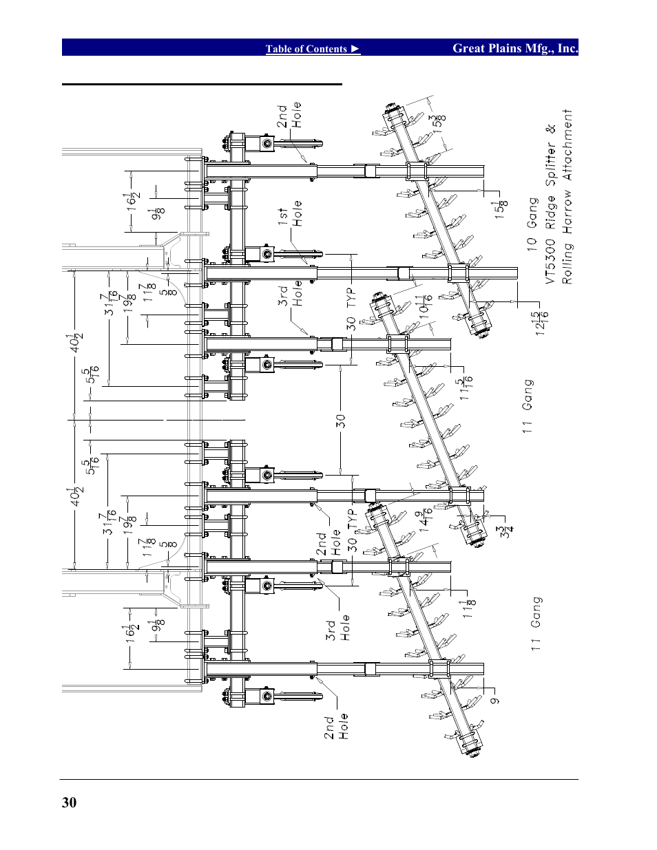 Vt5300 ridge splitter & rolling harrow | Great Plains VT7300 Operator Manual User Manual | Page 32 / 40