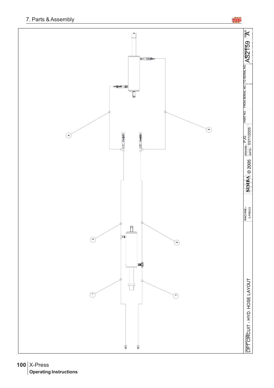 Aas2 15 9, X-press, 100 7. parts & assembly | Great Plains AS2138 Assembly Instructions User Manual | Page 62 / 68