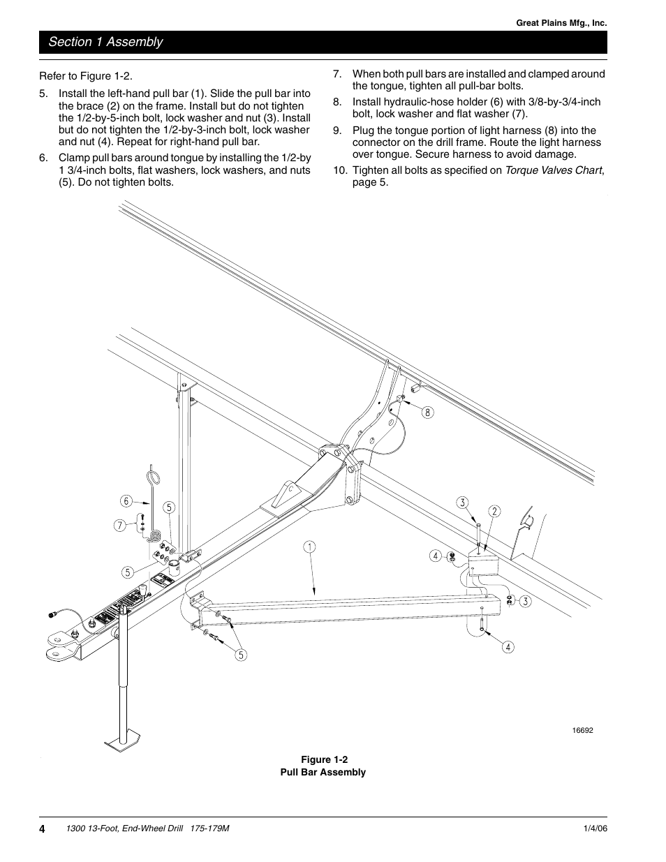 Great Plains 1300 13-Foot Predelivery Manual User Manual | Page 6 / 8