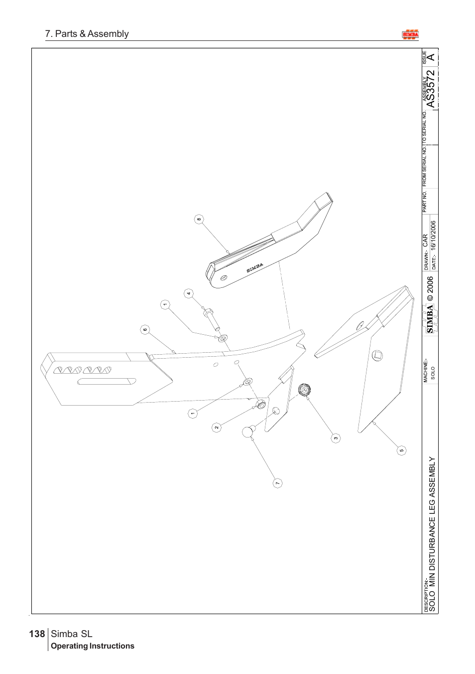 Aas 357 2, Parts & assembly simba sl | Great Plains Simba SL 2009 Assembly Instructions User Manual | Page 104 / 156