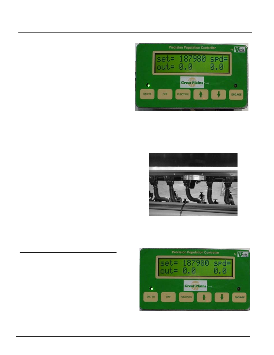 Console operating keys calibration | Great Plains 3N-3020 Material Rate User Manual | Page 8 / 26