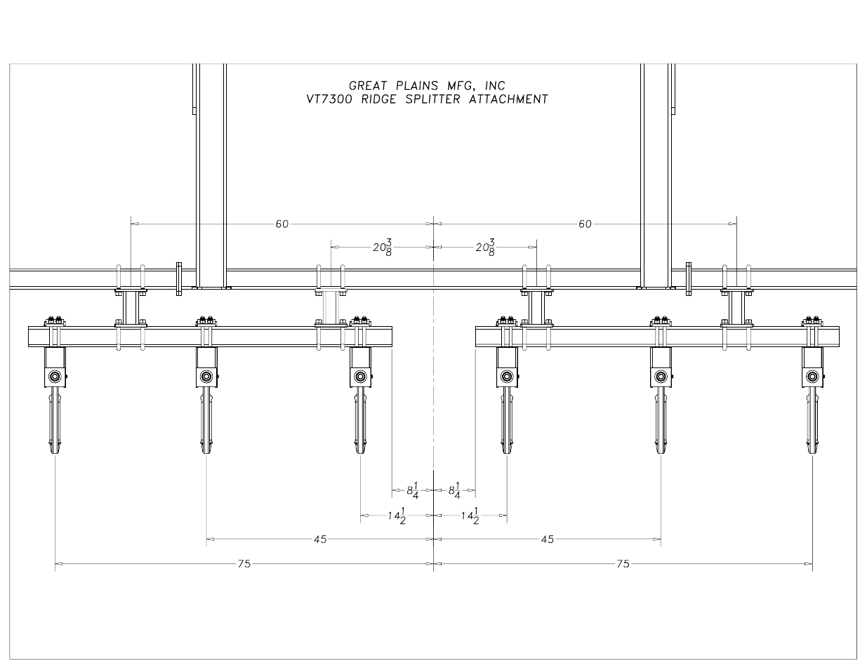 Great Plains VT7300 Ridge Splitter Assembly Instructions User Manual | Page 2 / 4
