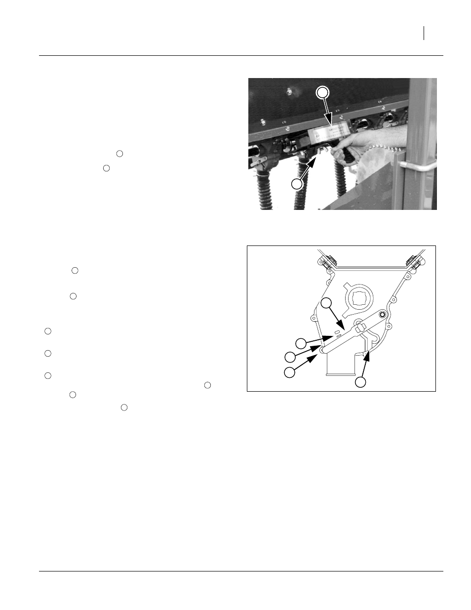 Set seed rate handle, Position seed cup doors, Set seed rate handle position seed cup doors | Great Plains 2525F Material Rate User Manual | Page 5 / 14