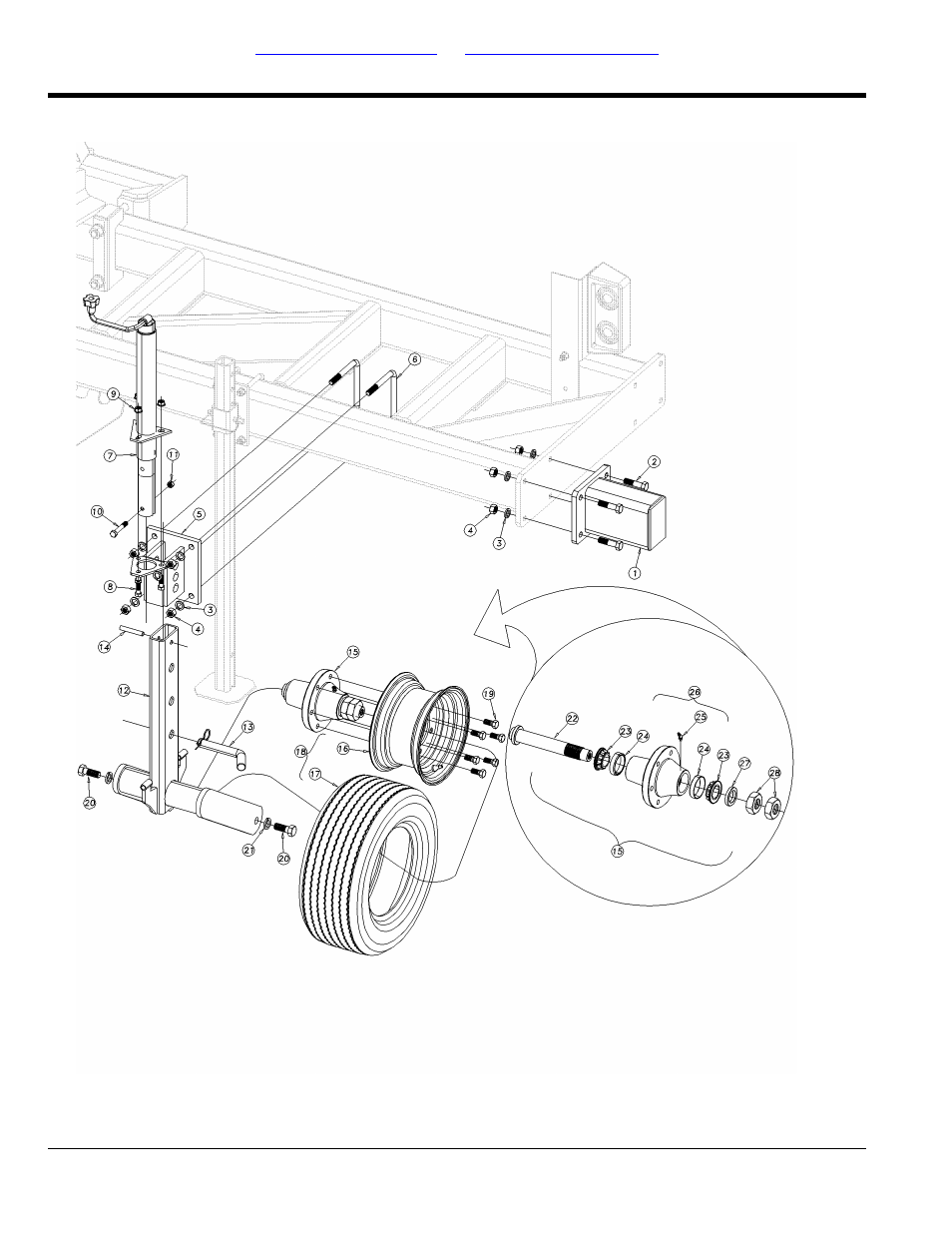 Guage wheel, Gauge wheel assembly (s/n yy1130+) | Great Plains SS1700 Parts Manual User Manual | Page 12 / 42