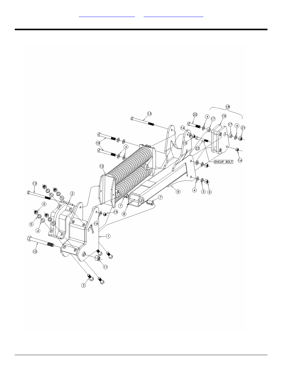 Auto reset shank mount assembly (s/n 1741yy-) | Great Plains SS1700 Parts Manual User Manual | Page 18 / 42