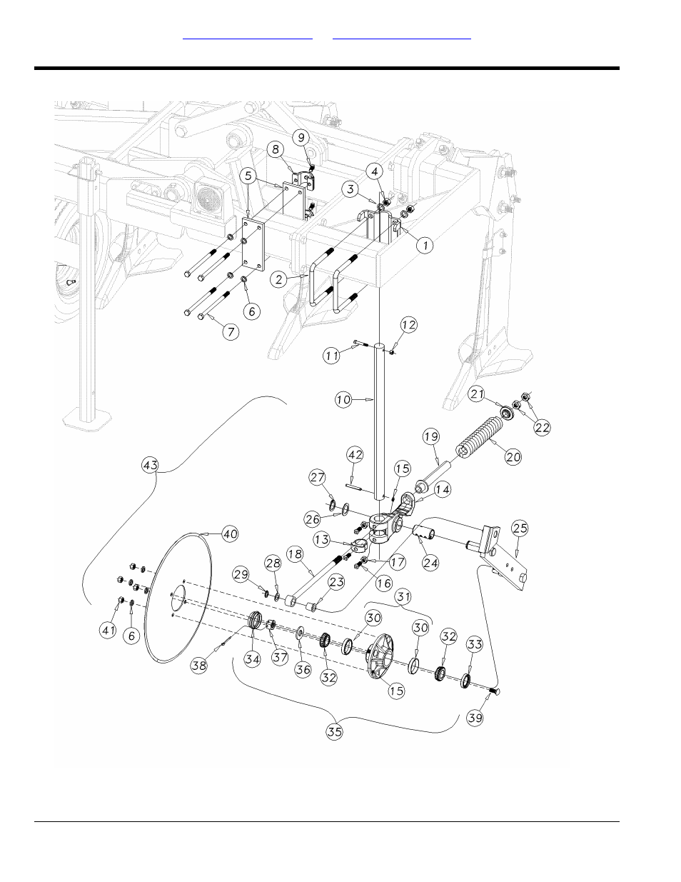 Coulter assembly (598-072l) | Great Plains SS1700 Parts Manual User Manual | Page 34 / 42