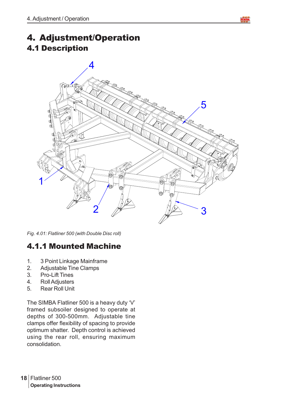 Adjustment/operation | Great Plains P14975 Serial No 12800 User Manual | Page 18 / 32