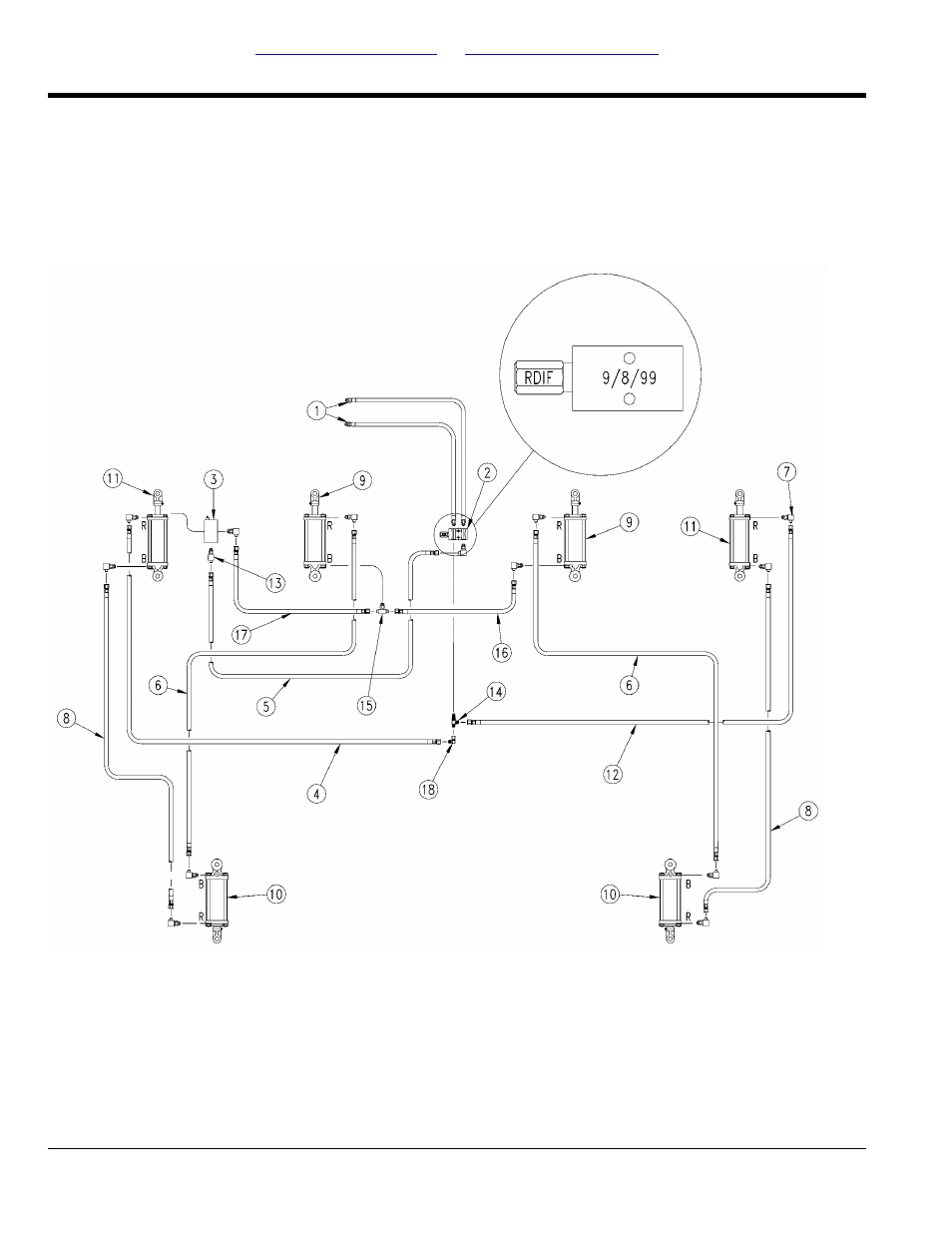 Transport hydraulics (rdif cartridge) | Great Plains NTA3010 Parts Manual User Manual | Page 74 / 112