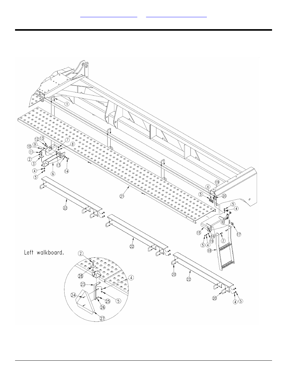 Walkboard and ladder | Great Plains 2510HDP Parts Manual User Manual | Page 14 / 82