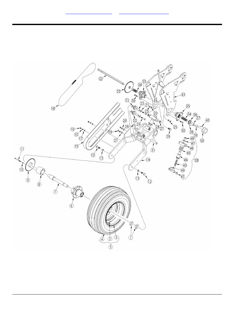 Single gauge wheel | Great Plains 2510HDP Parts Manual User Manual | Page 28 / 82