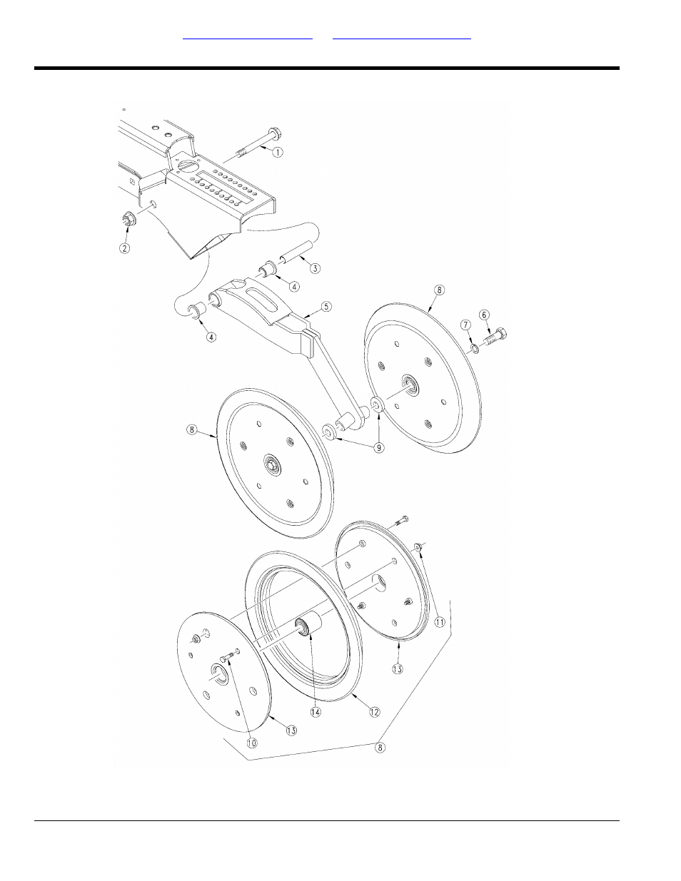 1 1/4" x 13 1/2" press wheel | Great Plains 2510HDP Parts Manual User Manual | Page 48 / 82