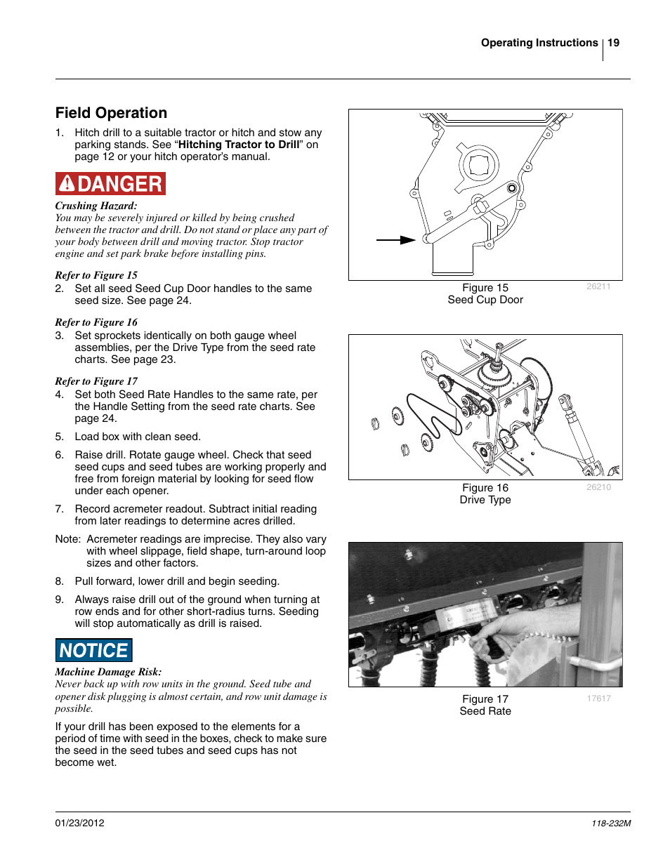 Field operation | Great Plains 2525F Operator Manual User Manual | Page 23 / 88