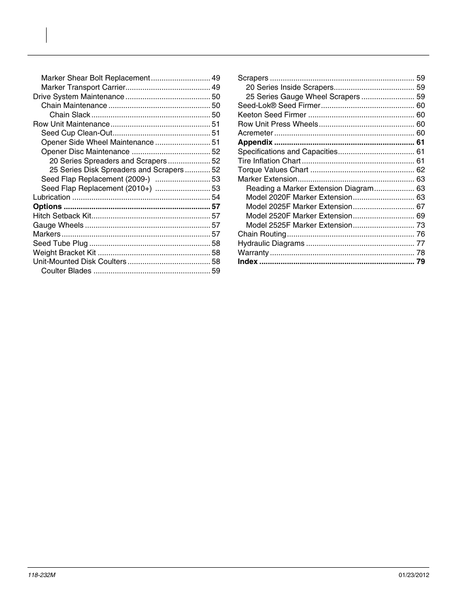 Great Plains 2525F Operator Manual User Manual | Page 4 / 88