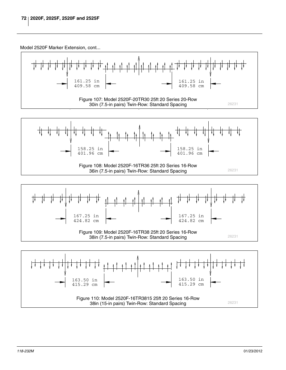 Tr30, Tr36, Tr38 | Tr3815 | Great Plains 2525F Operator Manual User Manual | Page 76 / 88