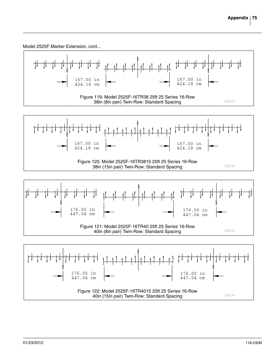 Figure 122, Tr40, Tr4015 | Tr38, Tr3815 | Great Plains 2525F Operator Manual User Manual | Page 79 / 88