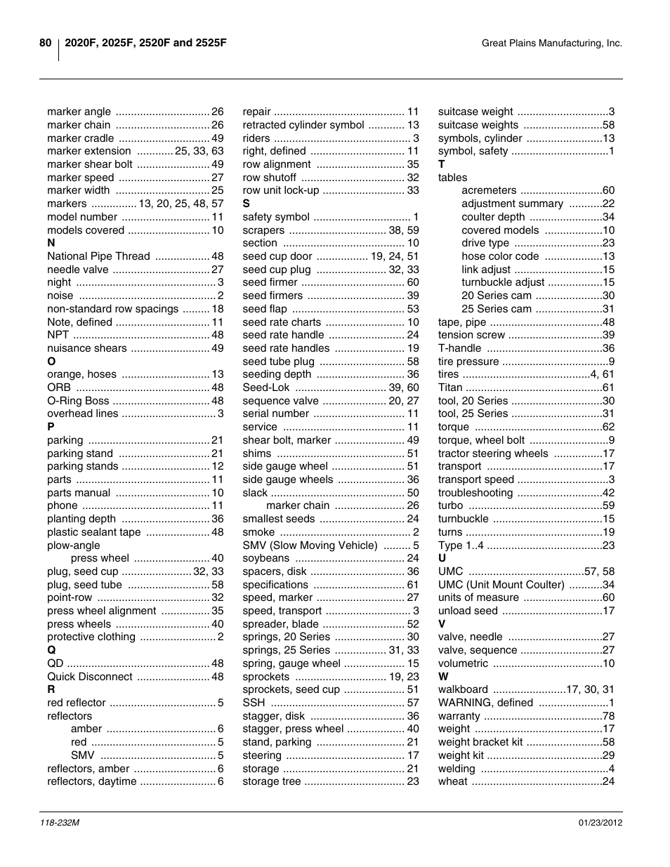 Great Plains 2525F Operator Manual User Manual | Page 84 / 88