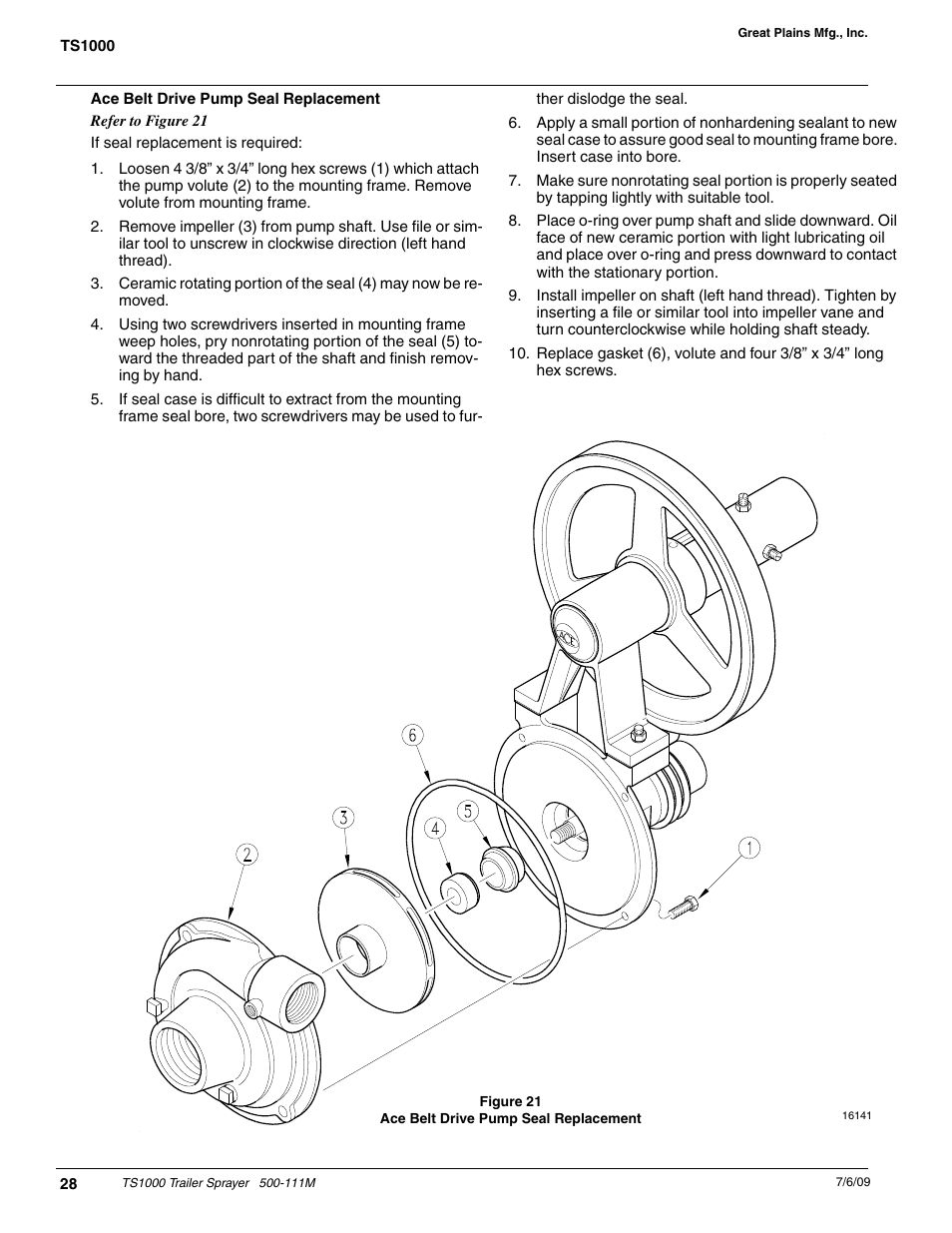Great Plains TS1000 Trailer Sprayer Operator Manual User Manual | Page 30 / 39