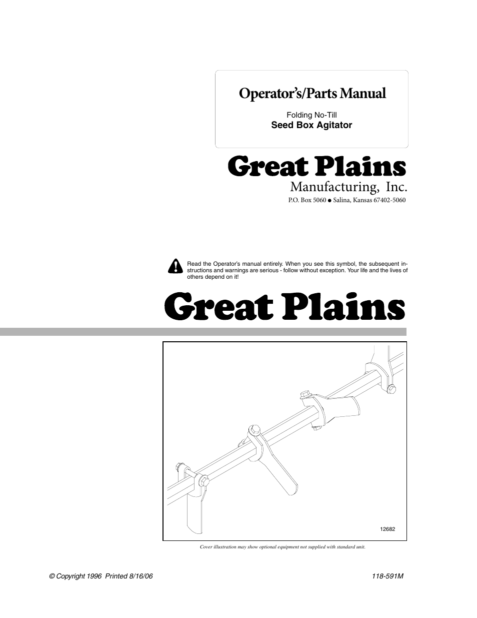 Great Plains 2520 Operator Manual User Manual | 20 pages
